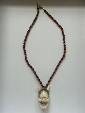 Netsuke Oni necklace